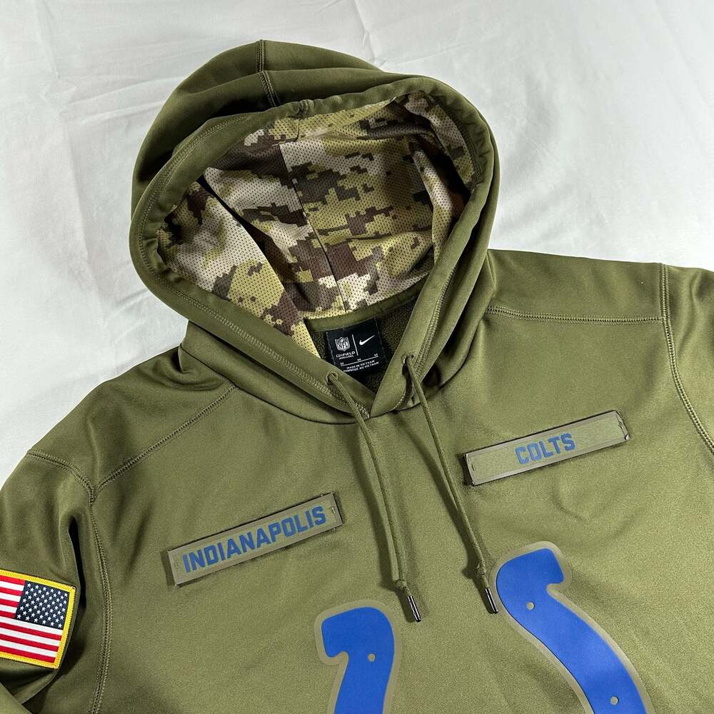 Nike Indianapolis Colts Salute to Service Camo Hoodie NFL